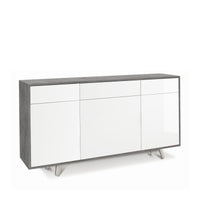 Mobile 3 Ante 3 Cassetti Kit Cemento cm 164x41x92h - Sarmog