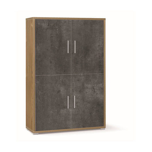 Mobile 4 Ante Kit Noce Stelvio cm 108x41x161h - Sarmog