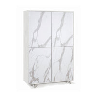 Mobile 4 Ante Kit Ossido Bianco cm 108x41x161h - Sarmog