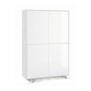 Mobile 4 Ante Kit Ossido Bianco cm 108x41x161h - Sarmog