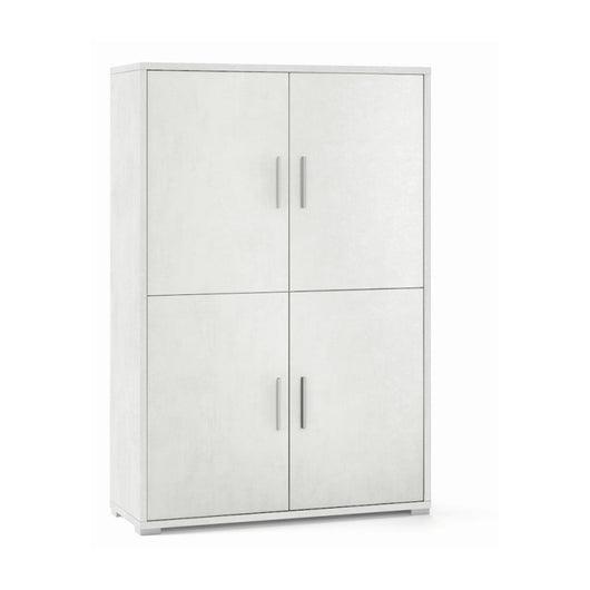 Mobile 4 Ante Kit Ossido Bianco cm 108x41x161h - Sarmog