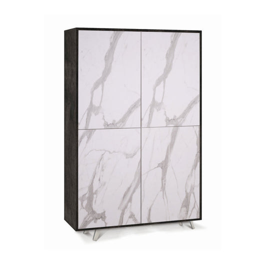 Mobile 4 Ante Kit Ossido Nero cm 108x41x161h - Sarmog