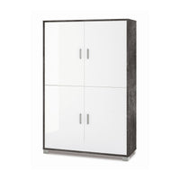 Mobile 4 Ante Kit Ossido Nero cm 108x41x161h - Sarmog