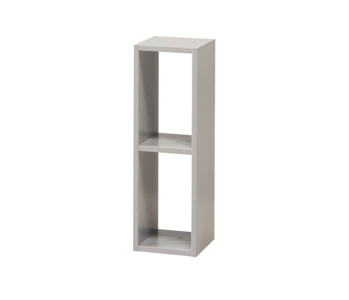 Mobile Bagno 70cm Sospeso Cassetto, Colonna Pensile, Vano a Giorno, Specchio E Lampada - Laccato Bianco Opaco + Cemento