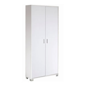 Mobile 2 Ante Kit Bianco Fiammato cm 83x29x190h - Sarmog