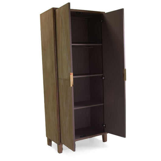 Mobile armadio legno Hakini 2 ante cm 80,5x40h185