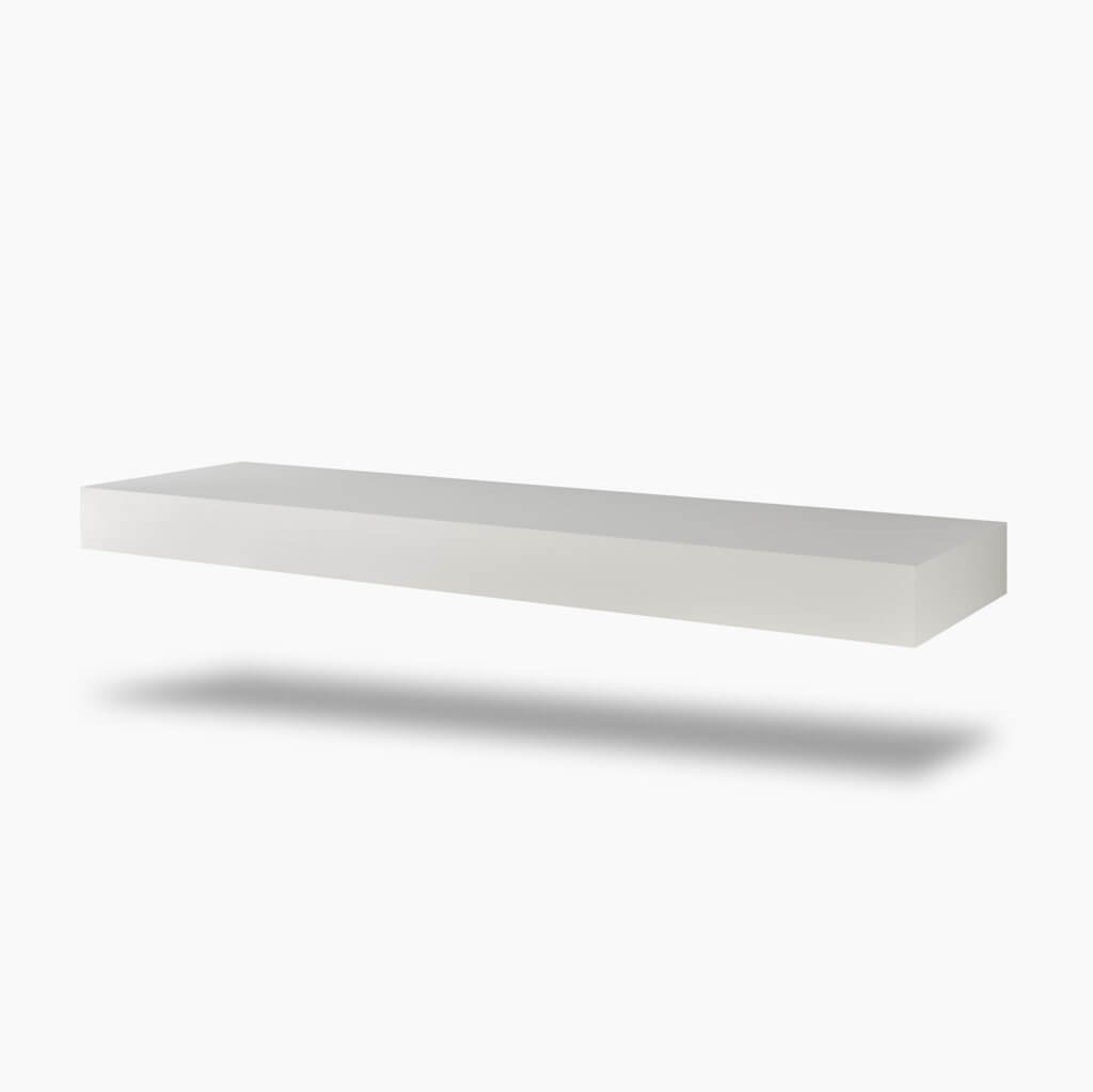 Mobile Bagno Sospeso 165cm Con Due Lavabi Due Specchi Doppia Lampada e Porta Asciugamano - Bianco