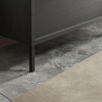 Mobile bagno 2 cassetti Adam105 colore nero frassinato 105x43x78H