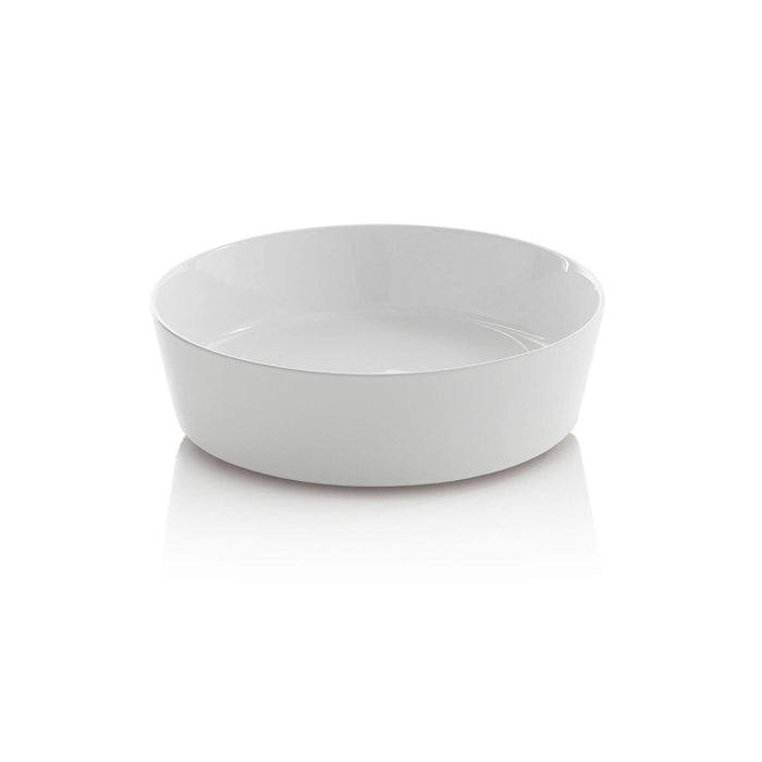 Mobile Bagno Sospeso 220cm Top Con Lavabo, Base Con Cassetto E Specchio Con LED Integrato - Top bianco + base laccata bianco opaco