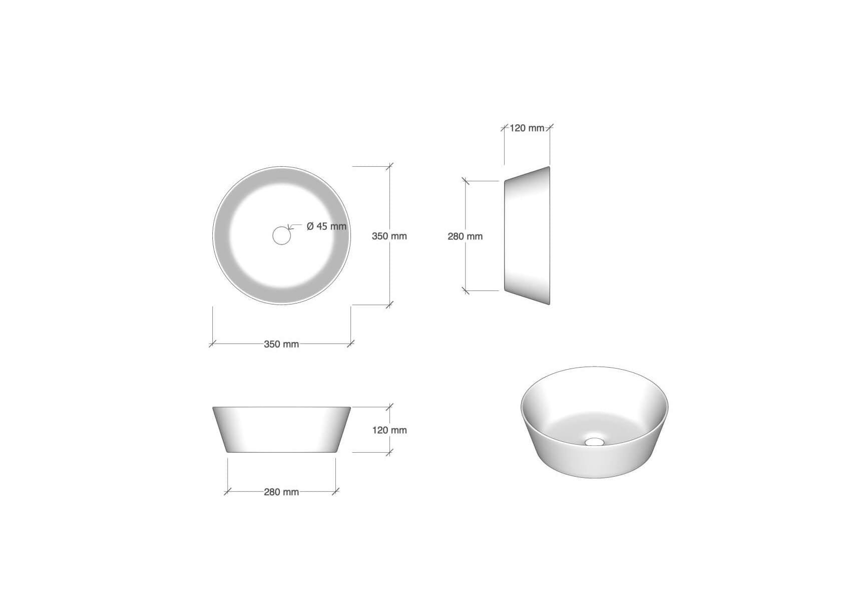 Composizione Bagno 225cm Sospesa Con Doppio Lavabo, Cassetti E Specchio - Sherwood Naturale