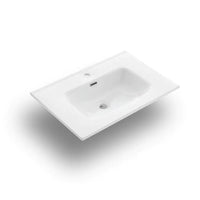 Composizione Mobile Bagno 70cm Sospeso Due Cassetti e Specchio - Yuta