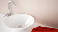 Composizione Mobile Bagno 70cm Sospeso Un Cassetto Specchio E Lampada - Cemento