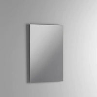 Composizione Mobile Bagno 100cm Sospeso Con Due Cassetti E Specchio Con Lampada - Rovere Cenere
