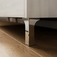 Mobile bagno a terra 60 rovere grigio con lavabo e specchio LED  Lisbona