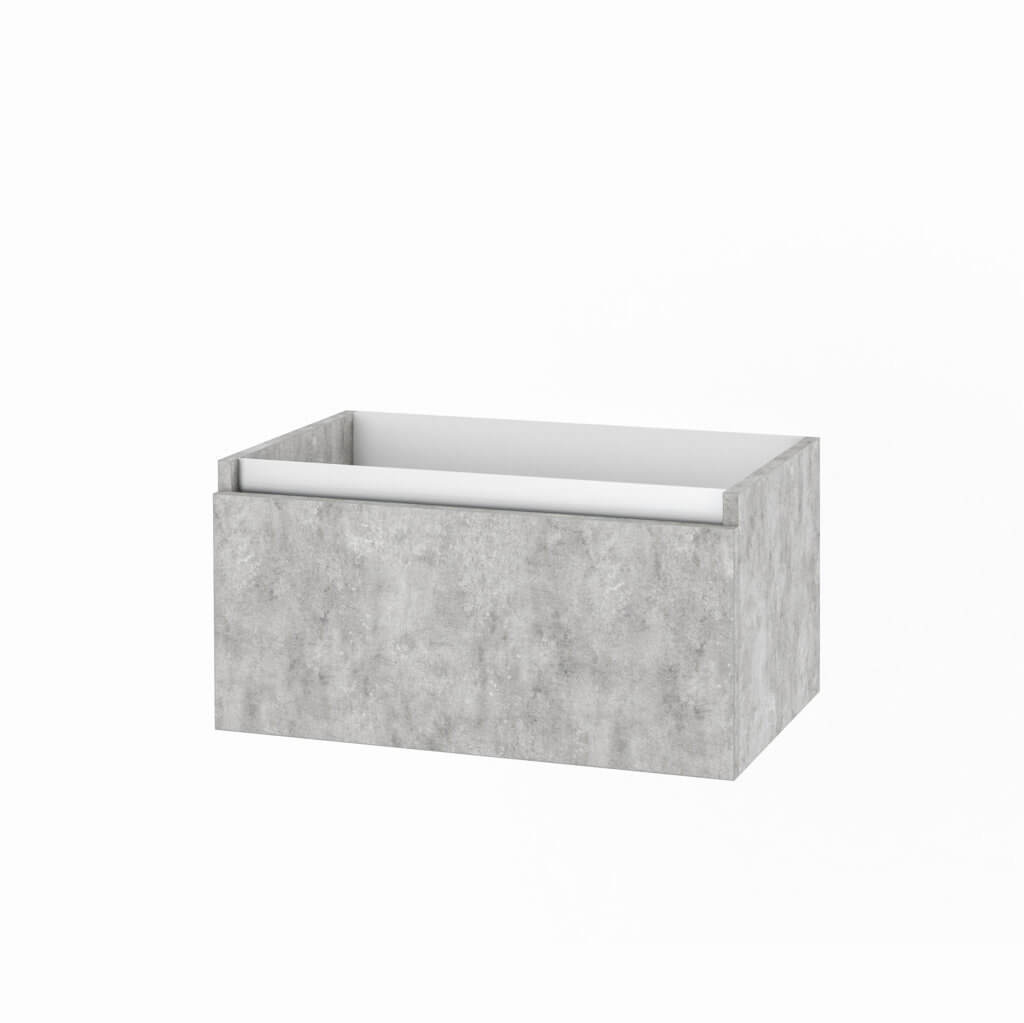 Mobile Bagno 140cm Con Doppio Lavabo, Base Con Cassetto, Specchio E Lampada - Bianco