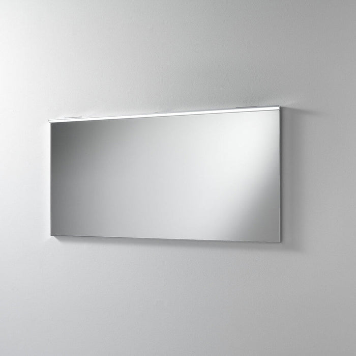 Mobile Bagno 140cm Con Doppio Lavabo, Base Con Cassetto E Specchio Con LED Integrato - Rovere Miele