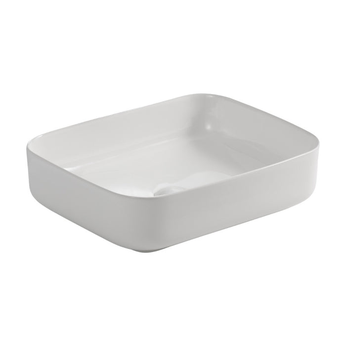 Mobile bagno sospeso con lavabo Ely da appoggio grigio ghiaccio 120x45x12H