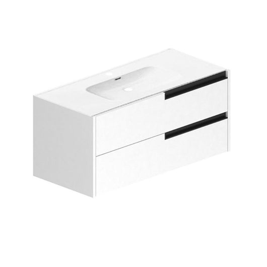 Mobile bagno sospeso Modular colore bianco opaco con cassetti 100x45x50H