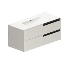 Mobile bagno sospeso Modular colore cashmere con cassetti 100x45x50H