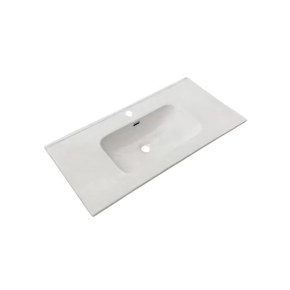 Mobile bagno sospeso Modular colore rovere miele con cassetti 100x45x50H