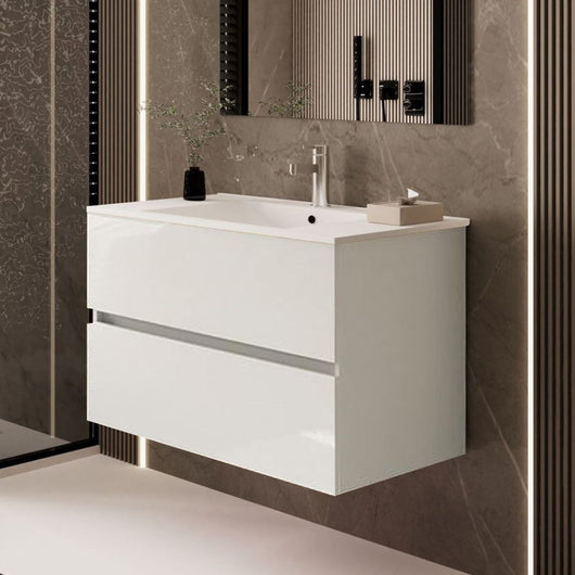 Mobile bagno sospeso Sevilla bianco 100x44.6x52H: eleganza e praticità per un bagno moderno