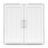 IDMarket - Mobile bagno WALDO in legno bianco