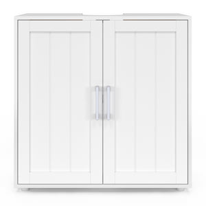 IDMarket - Mobile bagno WALDO in legno bianco