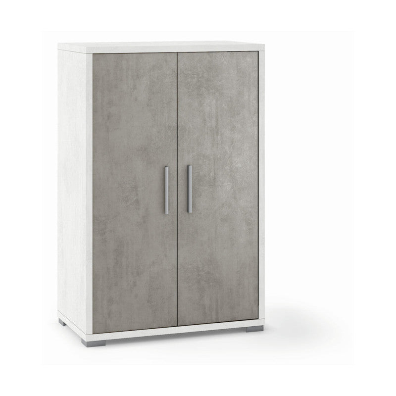 Mobile 2 Ante Kit Ossido Bianco cm 71x41x110h - Sarmog