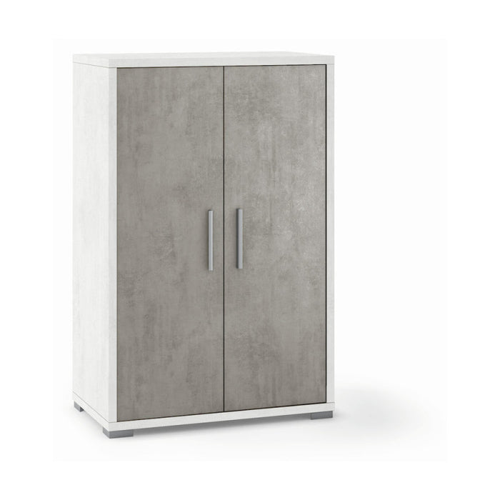 Mobile 2 Ante Kit Ossido Bianco cm 71x41x110h - Sarmog