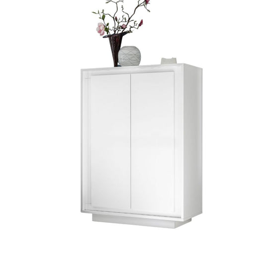 Mobile contenitore 2 ante Tiki 106x40x146h colore bianco opaco
