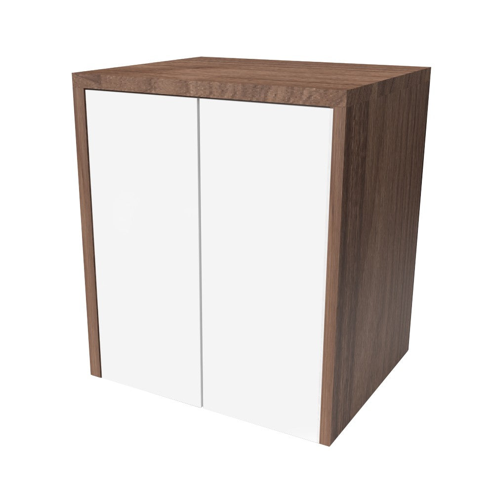 Mobile coprilavatrice e asciugatrice aperto 79x91 effetto legno Wanda