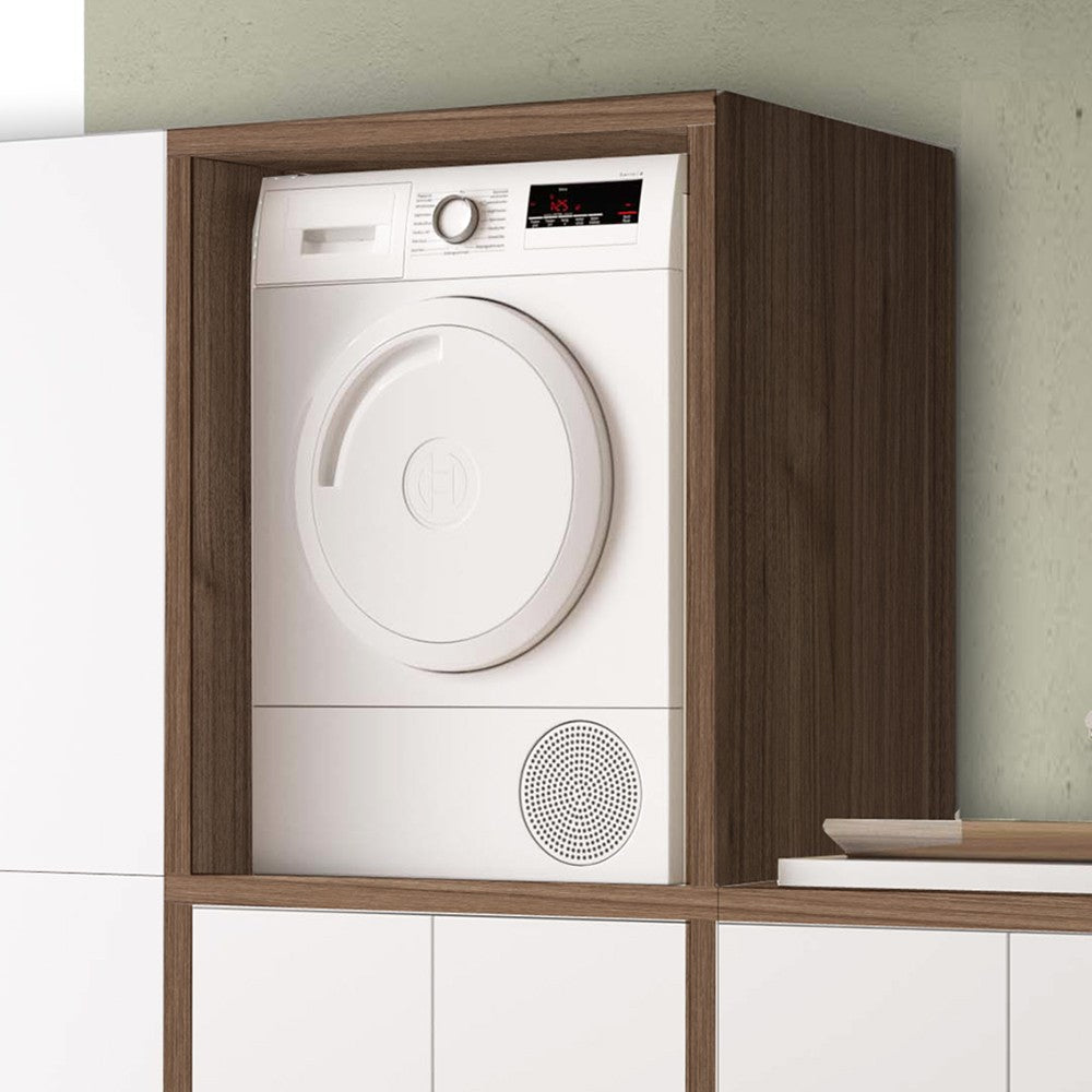 Mobile coprilavatrice e asciugatrice aperto 79x91 effetto legno Wanda