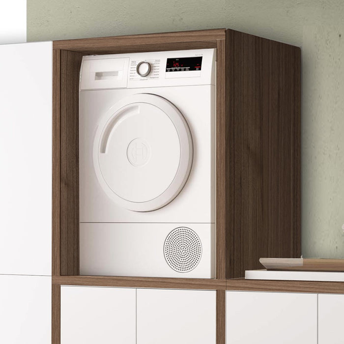 Mobile coprilavatrice e asciugatrice aperto 79x91 effetto legno Wanda