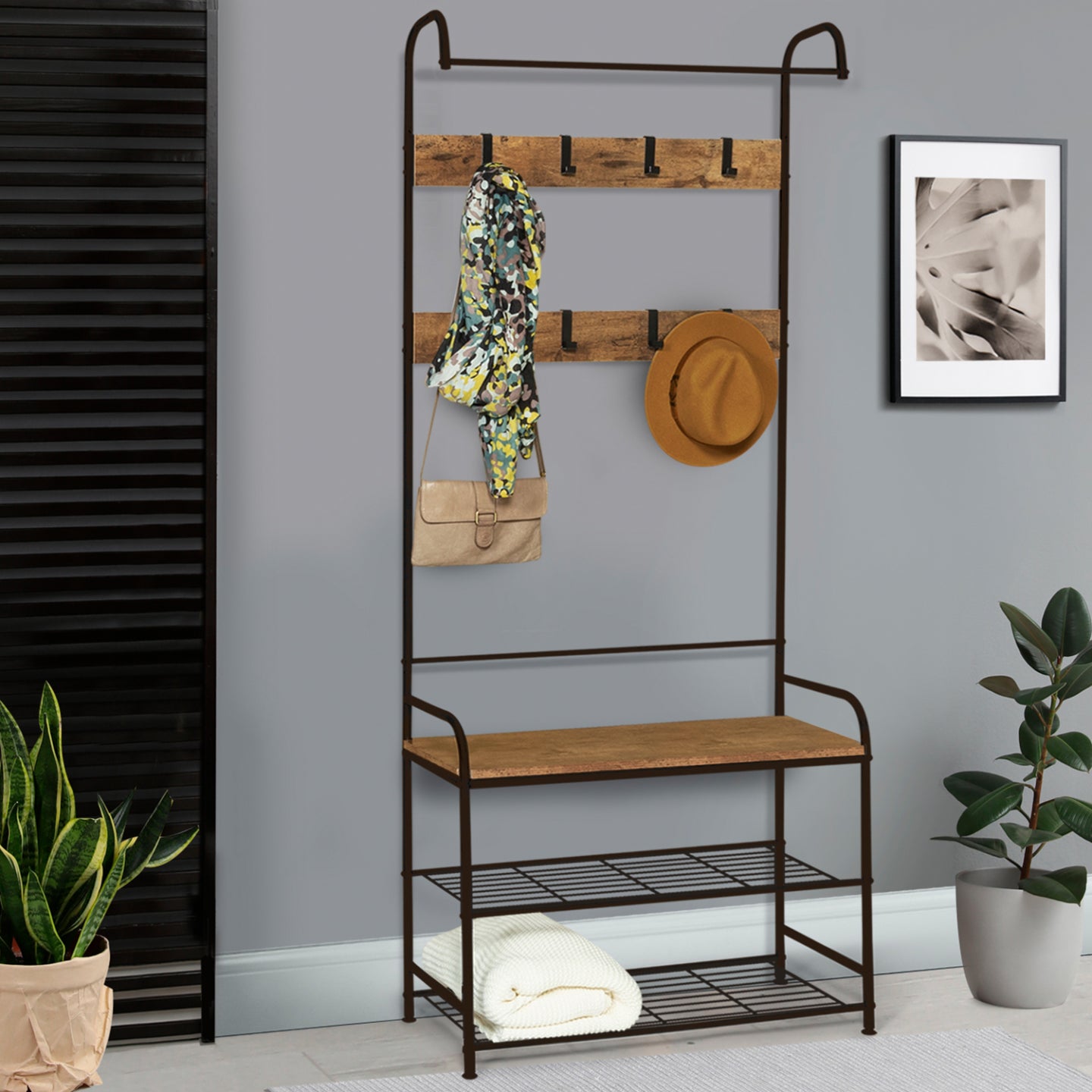 IDMarket - Mobile da ingresso, appendiabiti di design industriale PEDRO