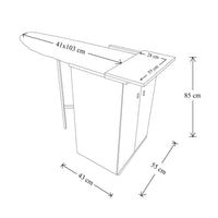 Mobile da Stiro Raffa rovere sbiancato – Funzionalità e Stile per la Tua Casa