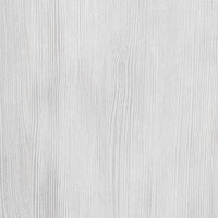 Mobile da Terra 105 cm in rovere bianco completo di specchio con pensile e LED