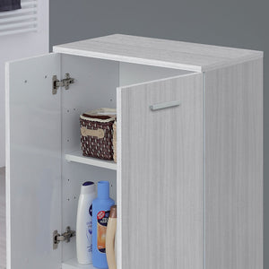 Mobile da terra multiuso 60x34 cm grigio con ante reversibili Desya