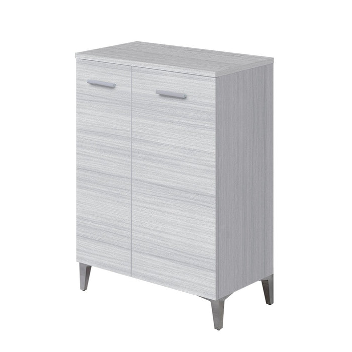 Mobile da terra multiuso 60x34 cm grigio con ante reversibili Desya