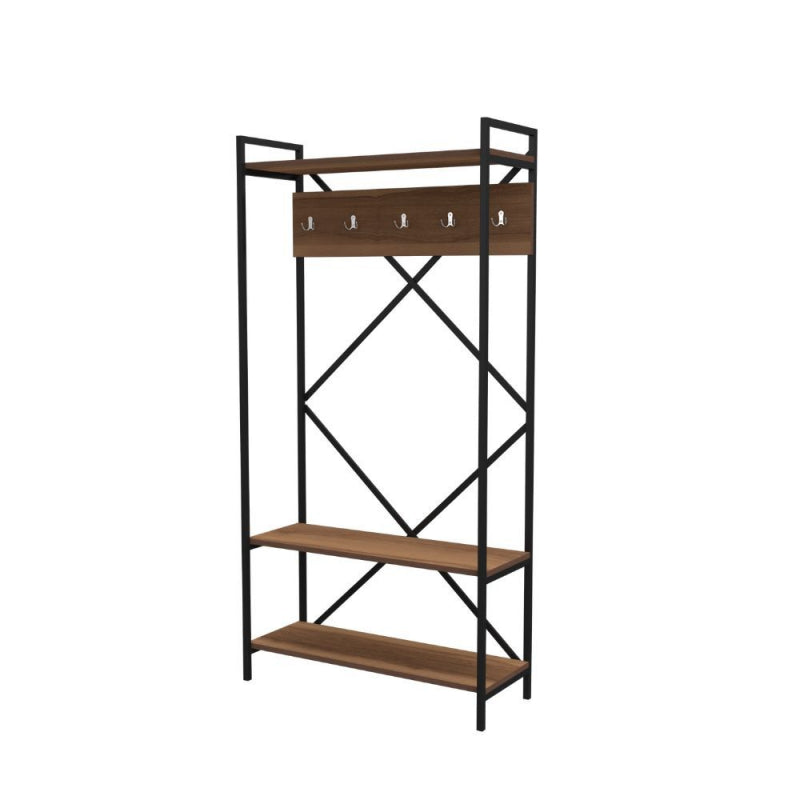 Mobile ingresso Navis noce con appendiabiti e rastrelliera