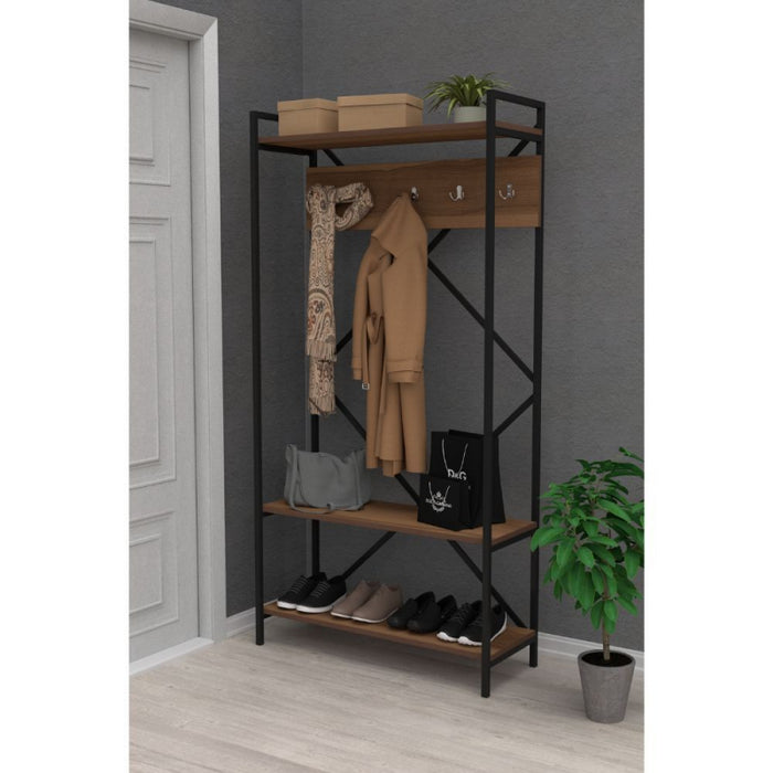 Mobile ingresso Navis noce con appendiabiti e rastrelliera