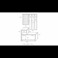 Mobile ingresso Rudolf bianco consumato