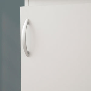 Mobile lavatoio 45 bianco con vasca in resina completa di asse