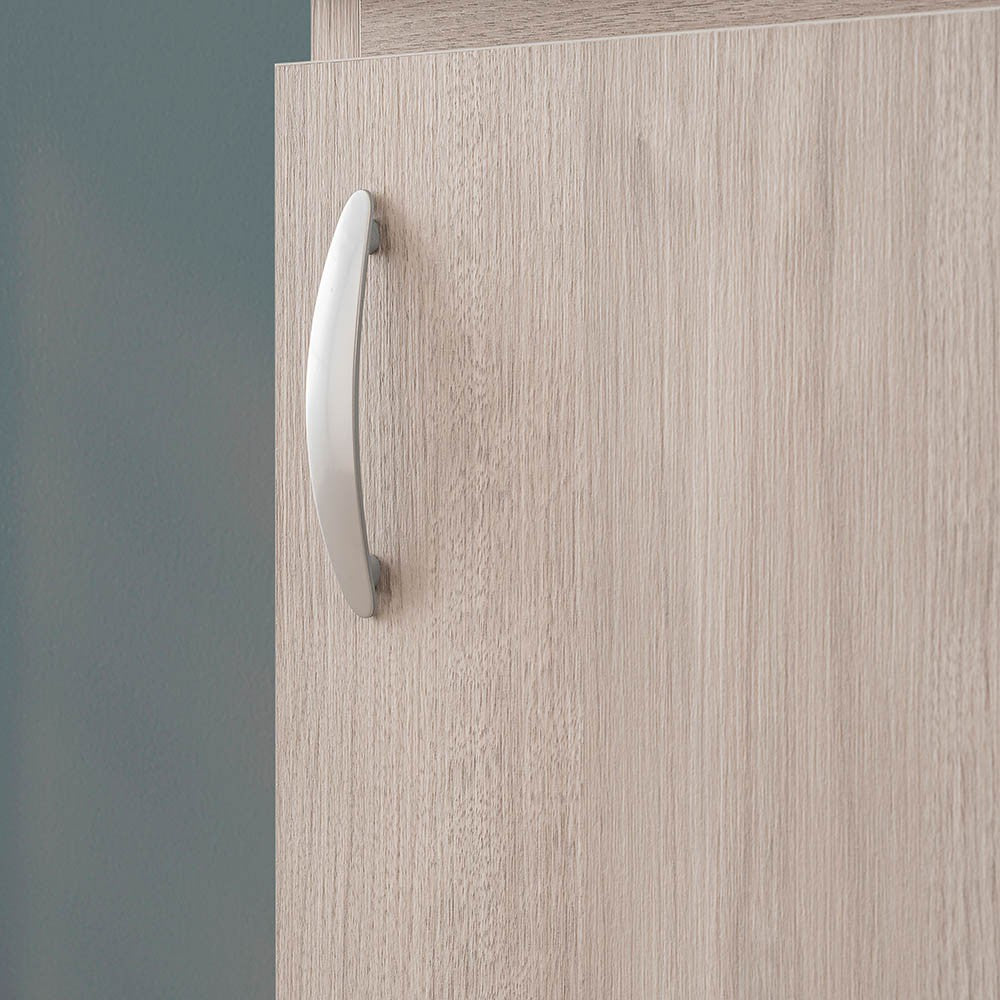 Mobile lavatoio 45 olmo con vasca in resina e strofinatoio