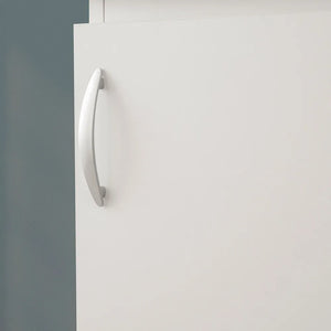 Mobile lavatoio 45x50 in ceramica con strofinatoio bianco opaco