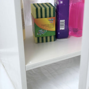 Mobile lavatoio salvaspazio 42x34 cm vasca completa di kit di scarico