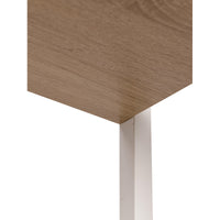 Mobile Lavatrice Janet Con 3 Ripiani Metallo Bianco /legno Trattato Naturale 68x24x165cm