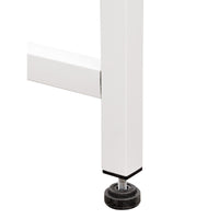 Mobile Lavatrice Janet Con 3 Ripiani Metallo Bianco /legno Trattato Naturale 68x24x165cm