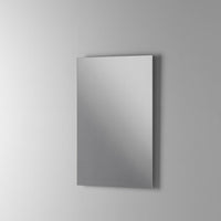 Mobile Bagno 60cm a Terra Effetto Pietra Con Tre Cassetti Specchio e Lampada - Marrone Effetto Pietra