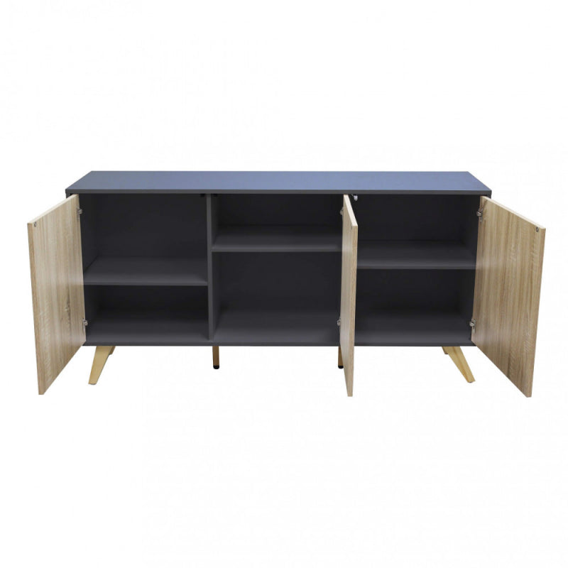 MOBILE MADIA ELTON GRIGIO E NATURALE