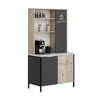 Mobile multiuso Andy rovere antracite 94x50x180H – Funzionalità e stile per ogni spazio